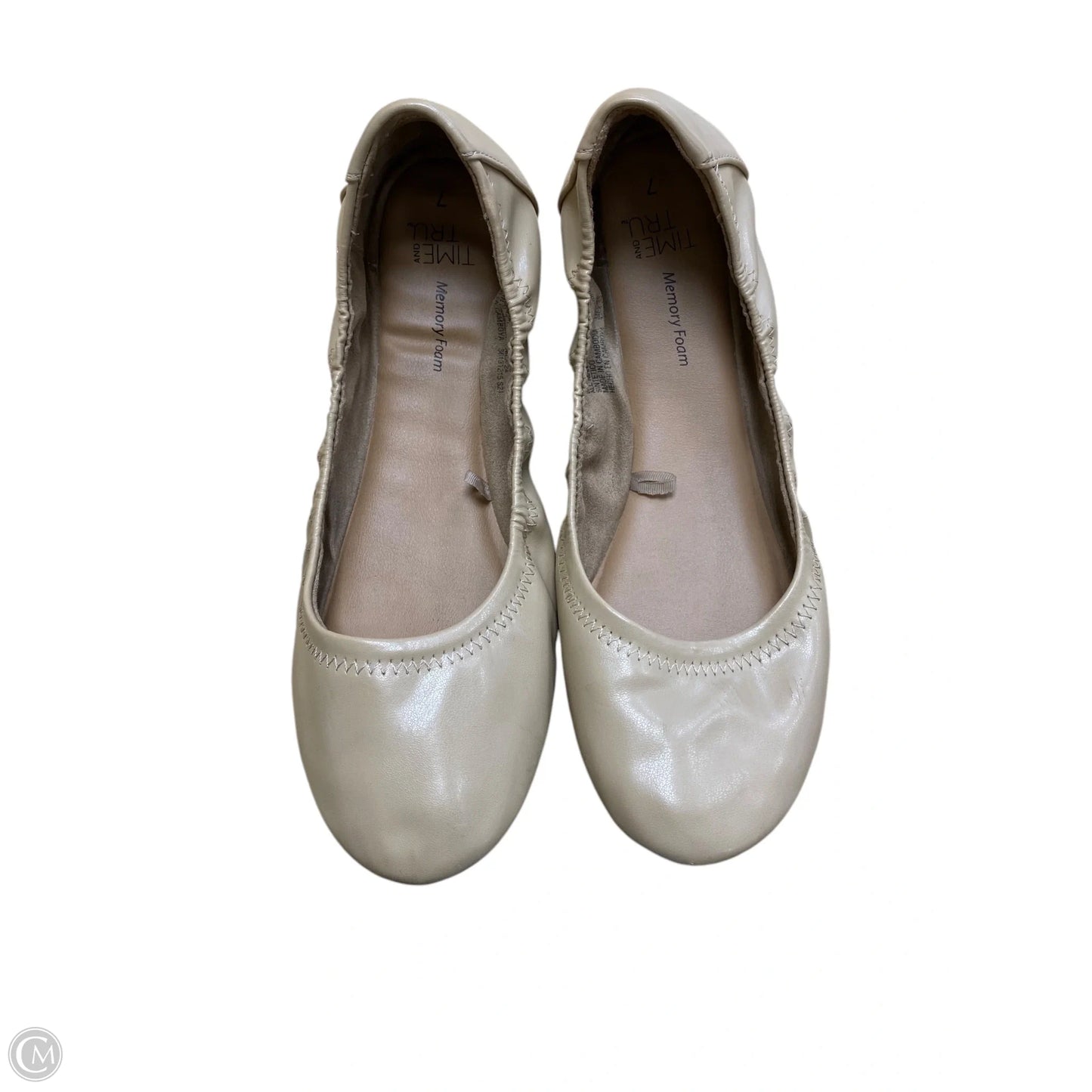 Shoes Flats By Time And Tru In Tan, Size: 7