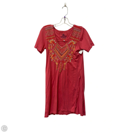 Dress Casual Midi By Johnny Was In Pink, Size: S