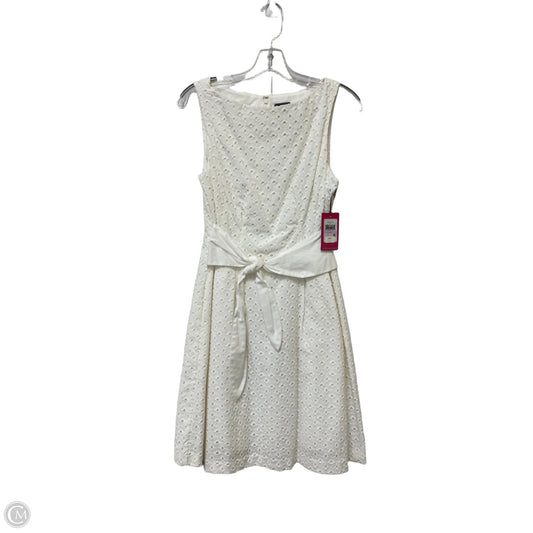 Dress Casual Midi By Vince Camuto In White, Size: 6