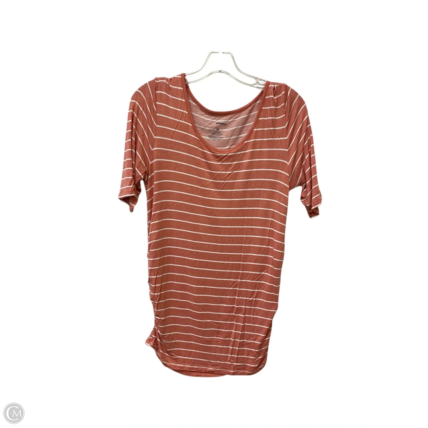 Maternity Top Short Sleeve By Sonoma, Size: M