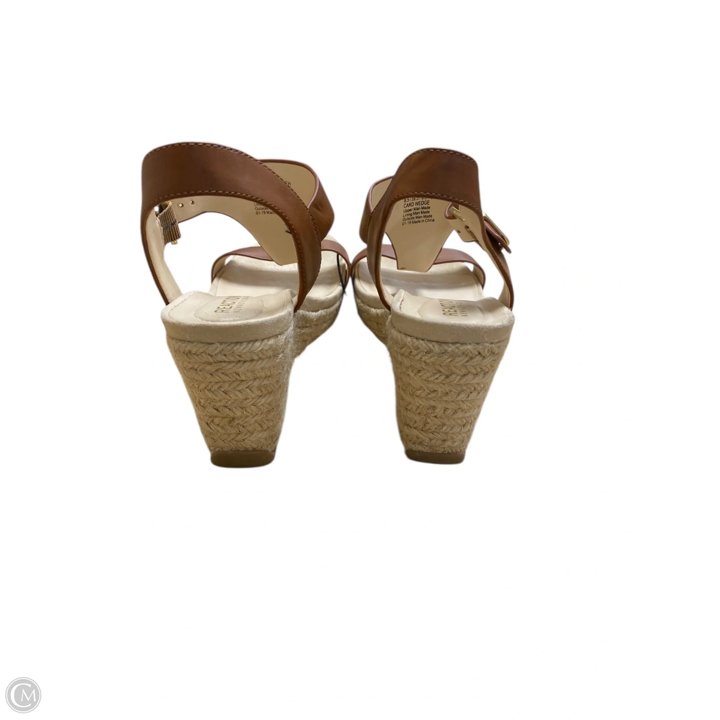 Sandals Heels Wedge By Kenneth Cole Reaction In Brown, Size: 8.5