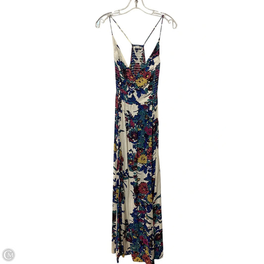 Dress Casual Maxi By Free People In Floral Print, Size: M