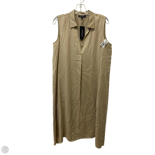 Dress Designer By Lafayette 148 In Tan, Size: L