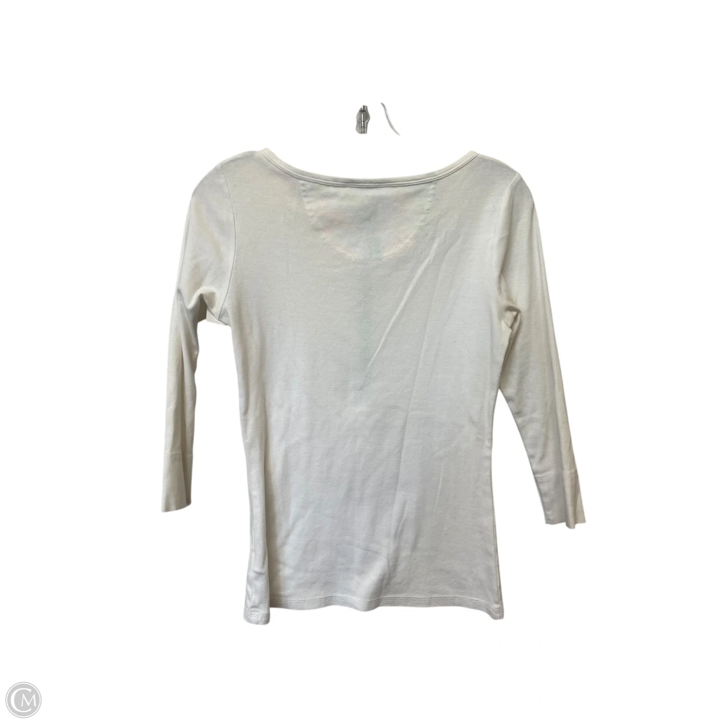Top Long Sleeve Designer By Lilly Pulitzer In White, Size: S