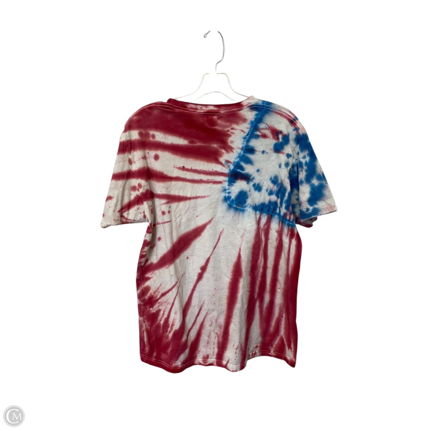 Tunic 3/4 Sleeve By Clothes Mentor In Tie Dye Print, Size: M