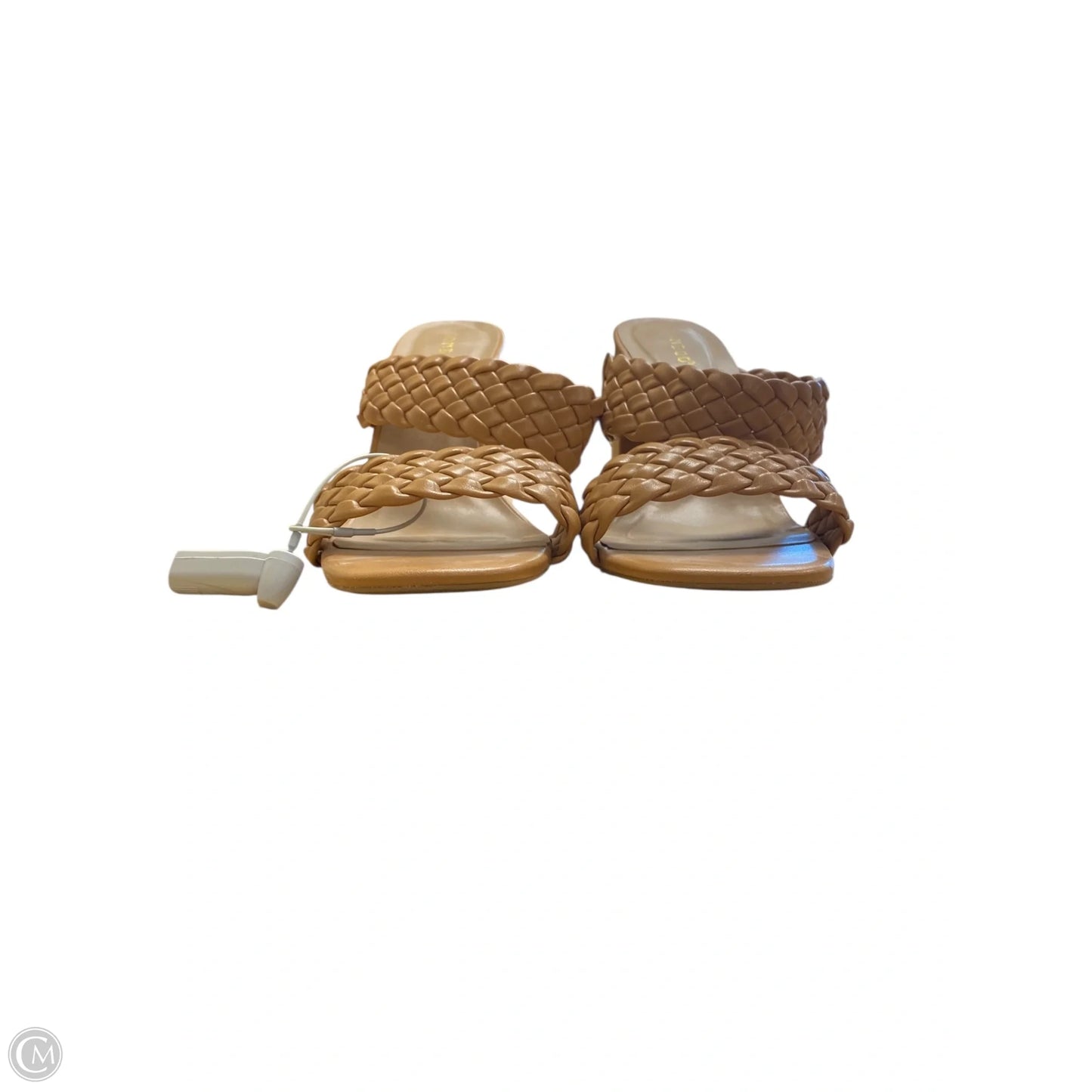 Sandals Heels Block By Bamboo In Tan, Size: 10