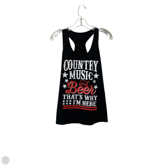 Tank Top By Cmf In Black, Size: M
