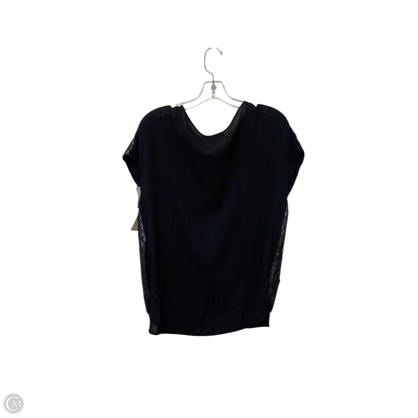 Top Short Sleeve By Trouve In Silver, Size: M