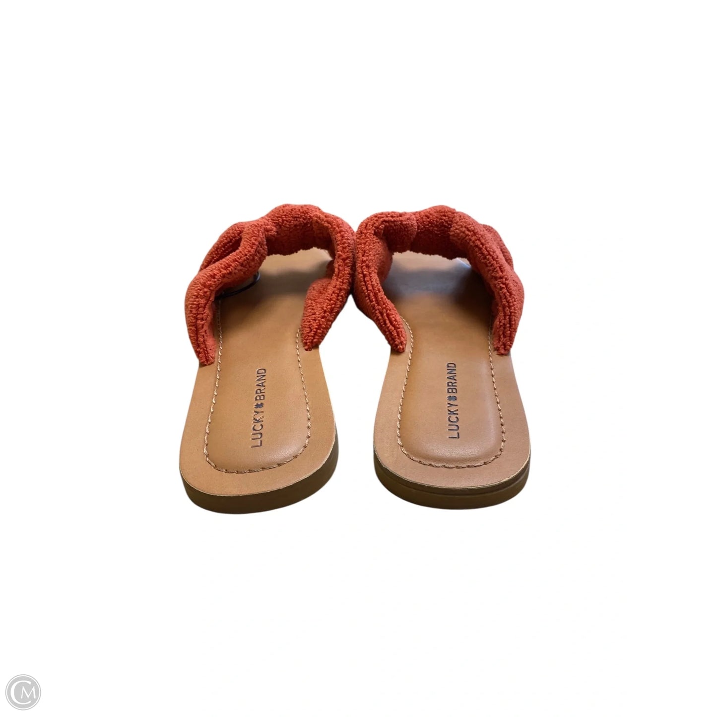 Sandals Flats By Lucky Brand In Orange, Size: 7.5
