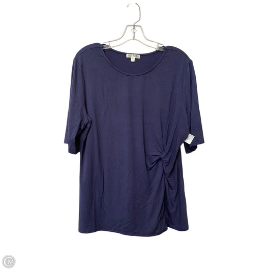Top Short Sleeve Basic By Cme In Blue, Size: Xxl