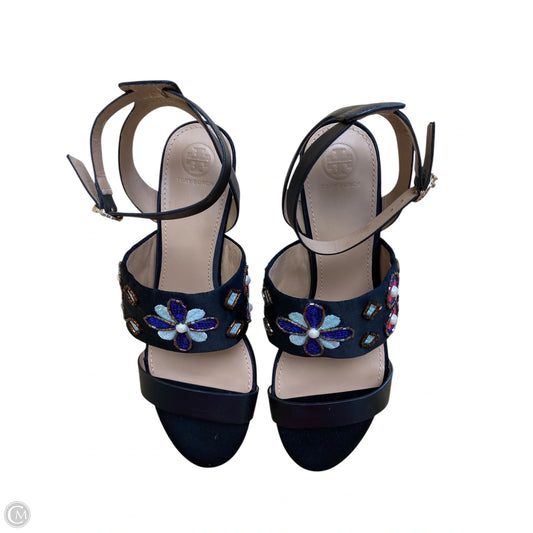 Sandals Designer By Tory Burch In Black, Size: 10