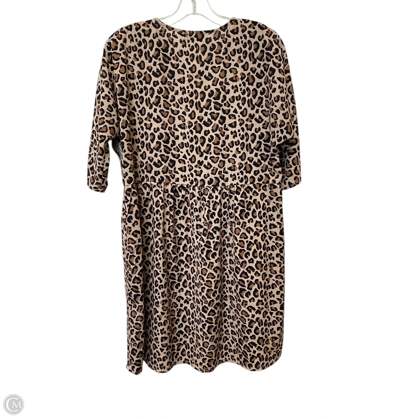 Dress Casual Midi By Cmf In Animal Print, Size: M
