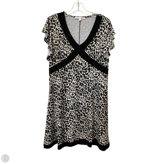 Dress Casual Midi By Cme In Animal Print, Size: L
