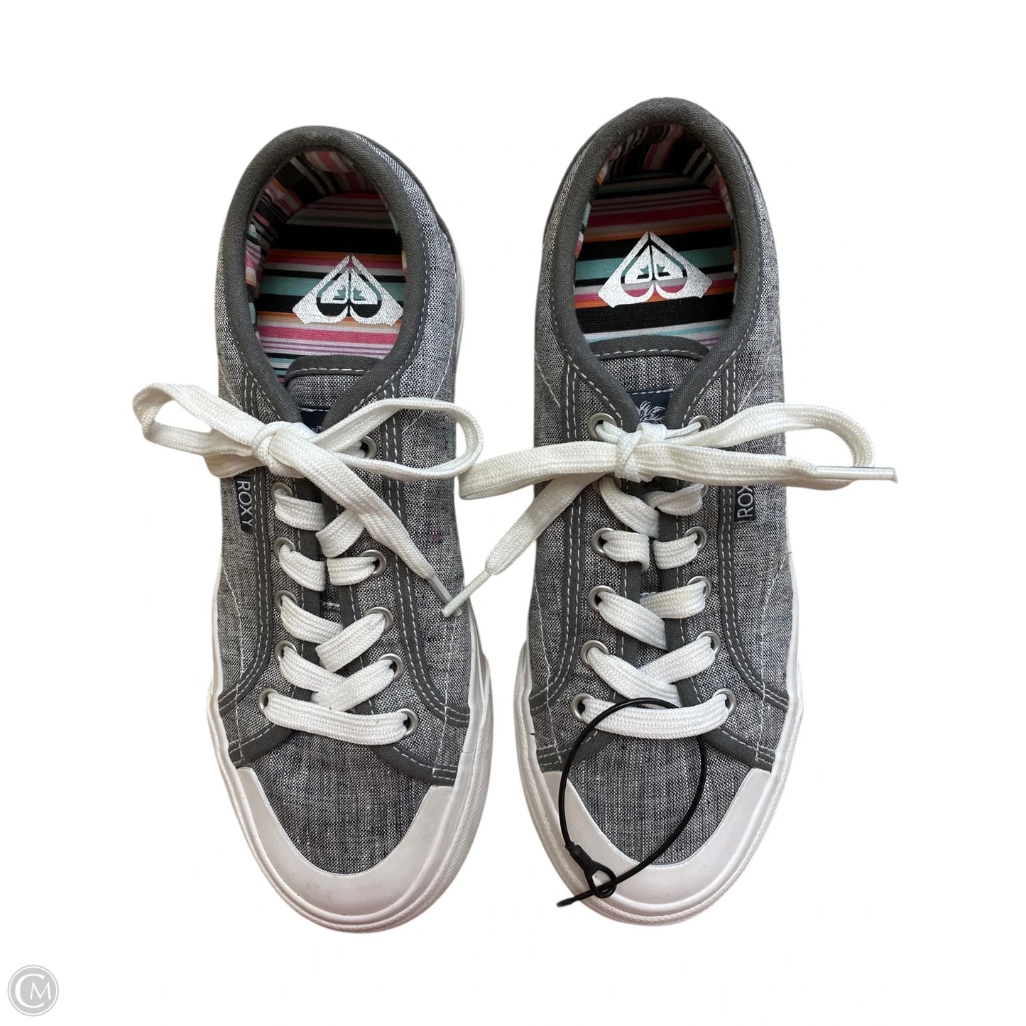 Shoes Sneakers By Roxy In Grey, Size: 6.5