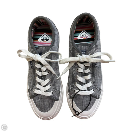 Shoes Sneakers By Roxy In Grey, Size: 6.5