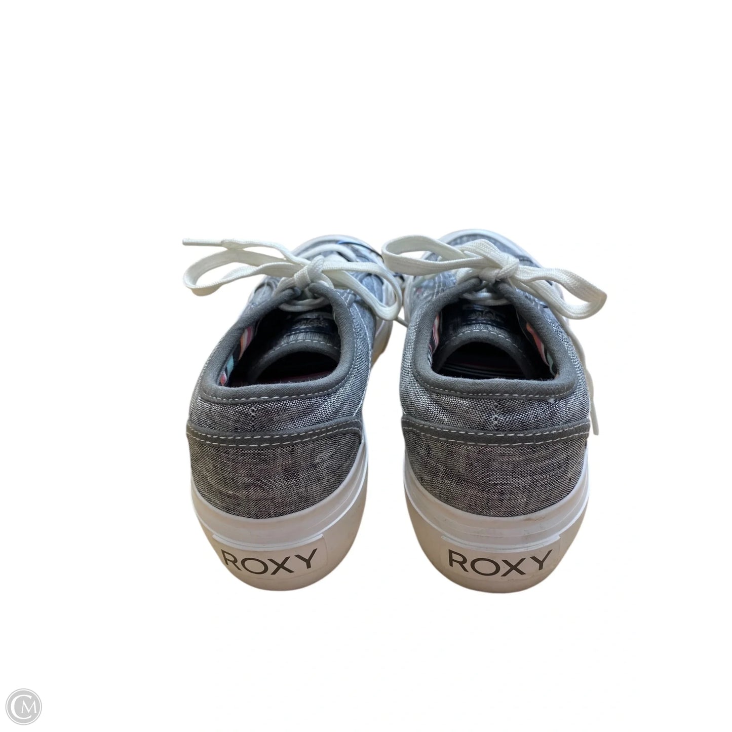 Shoes Sneakers By Roxy In Grey, Size: 6.5