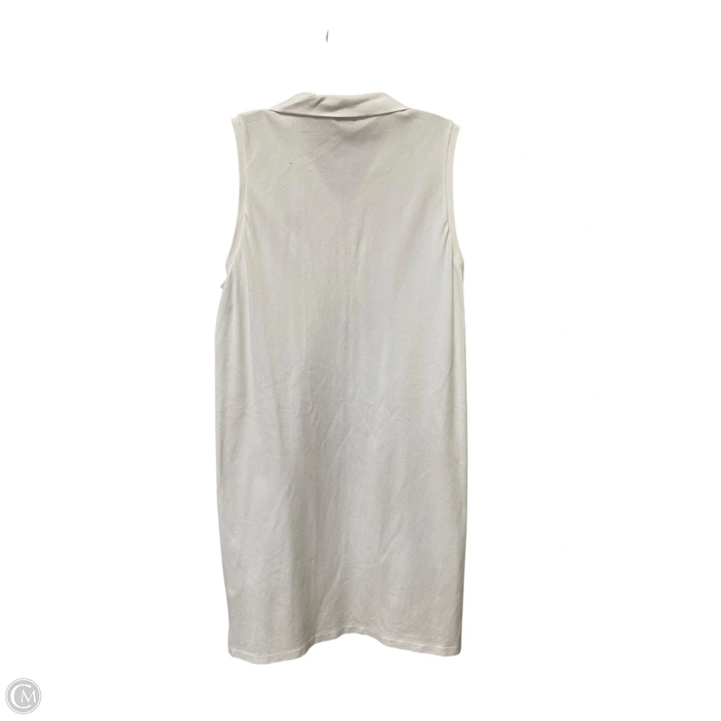 Dress Casual Midi By Polo Ralph Lauren In White, Size: Xl