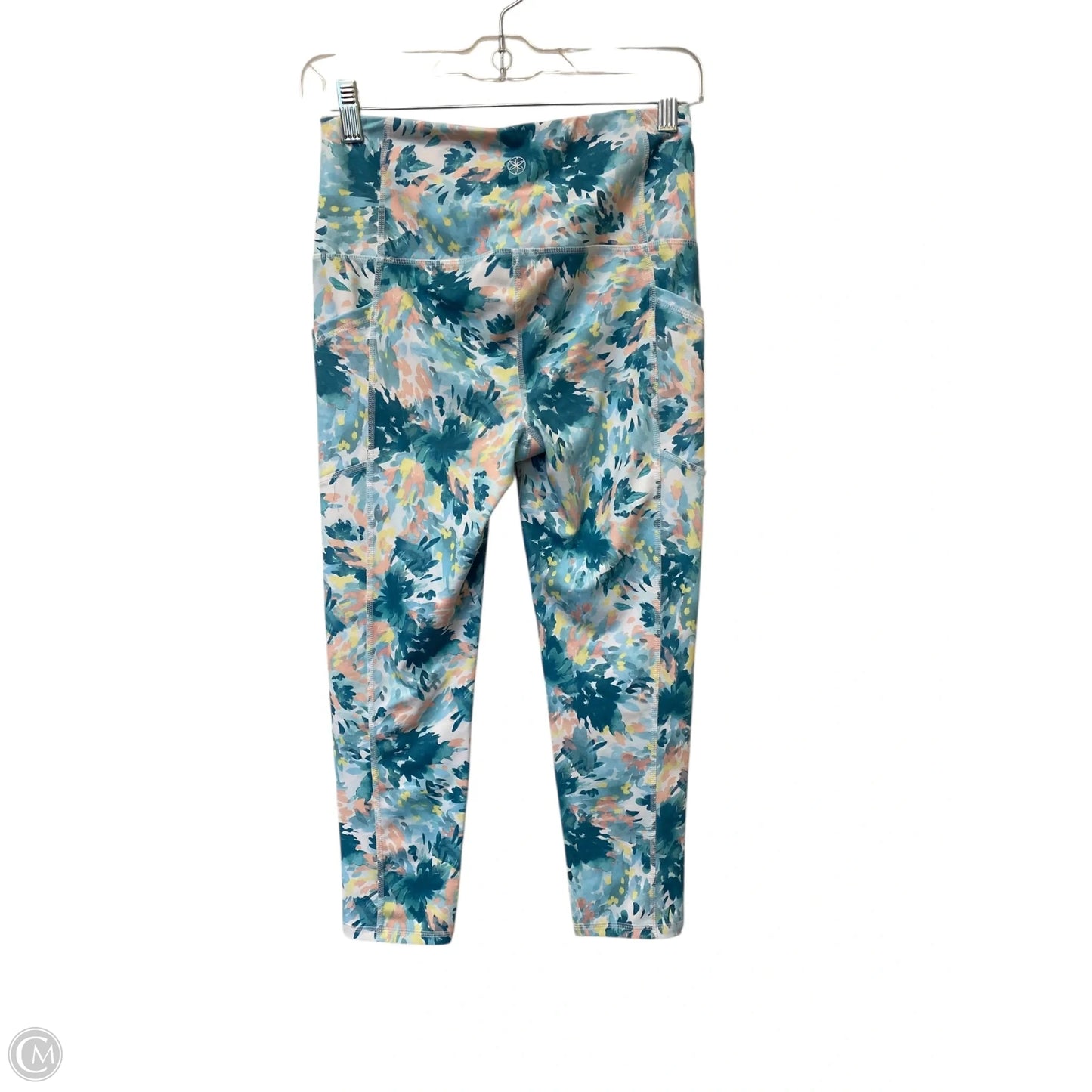 Athletic Leggings By Gaiam In Multi-colored, Size: S