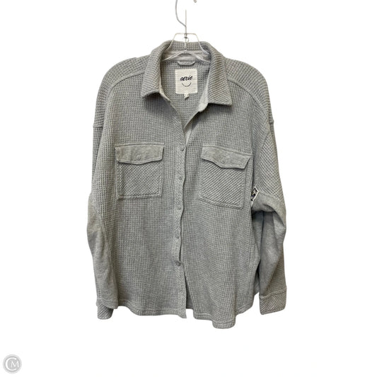 Jacket Shirt By Aerie In Ivory, Size: S