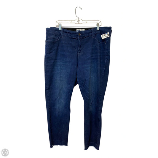 Jeans Skinny By Old Navy In Blue, Size: 22