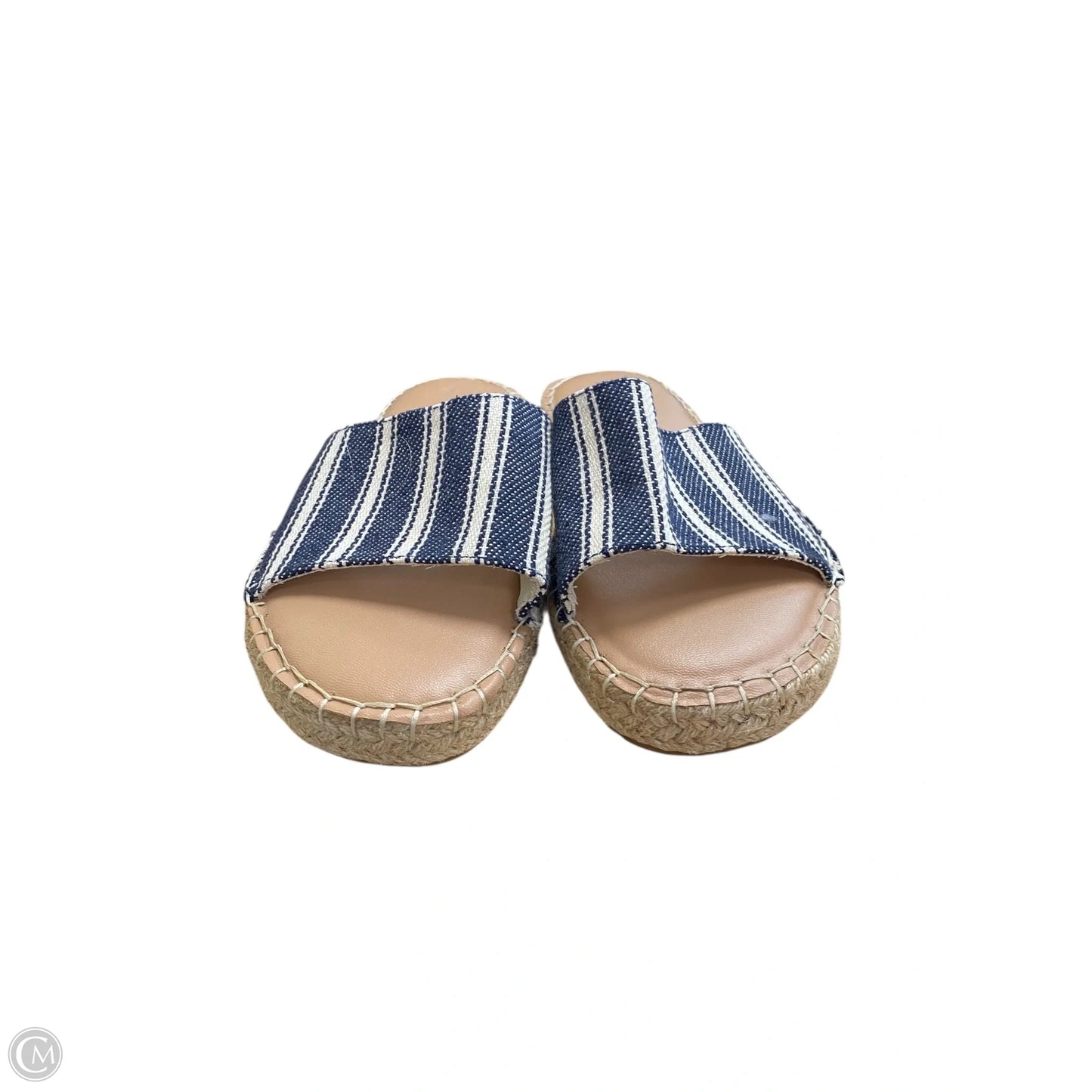 Sandals Flats By Old Navy In Striped Pattern, Size: 8