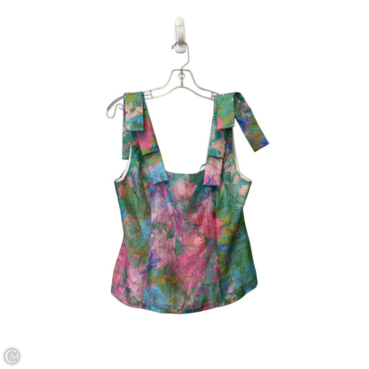 Top Sleeveless By Cmb In Multi-colored, Size: Xl