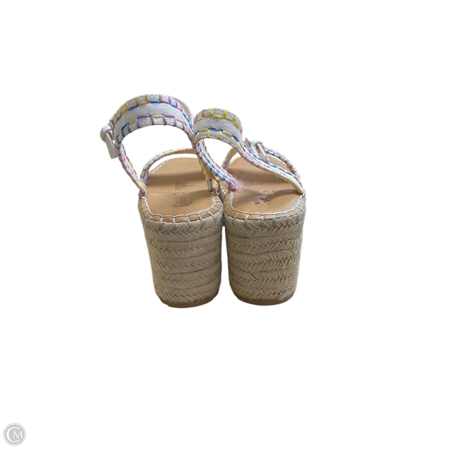 Sandals Heels Platform By Splendid In Multi-colored, Size: 10