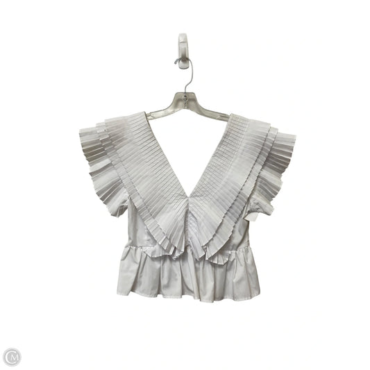 Top Sleeveless By Clothes Mentor In White, Size: L