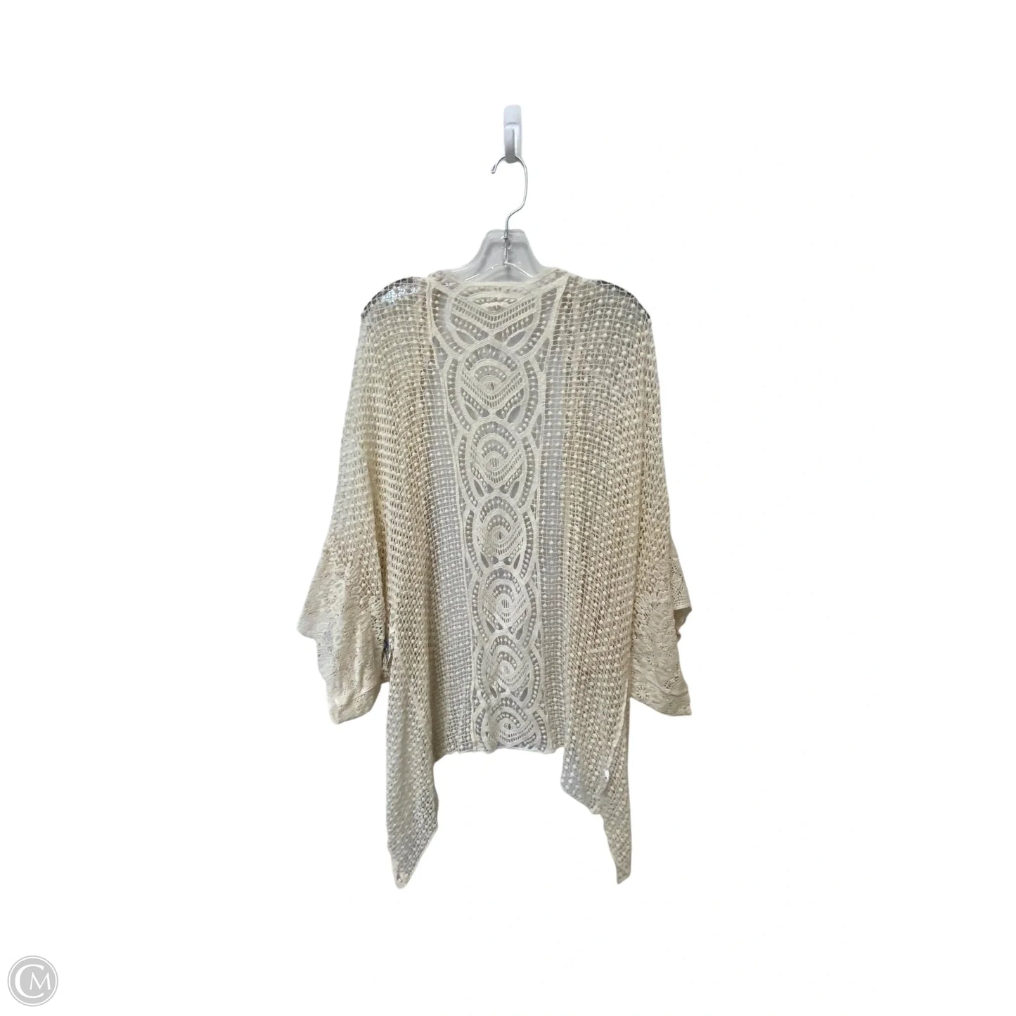 Shawl By Cme In Cream, Size: Osfm