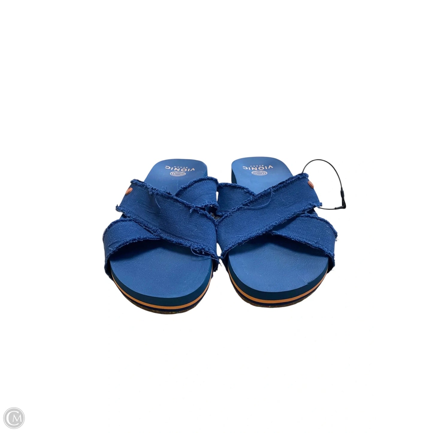 Sandals Flip Flops By Vionic In Blue, Size: 6