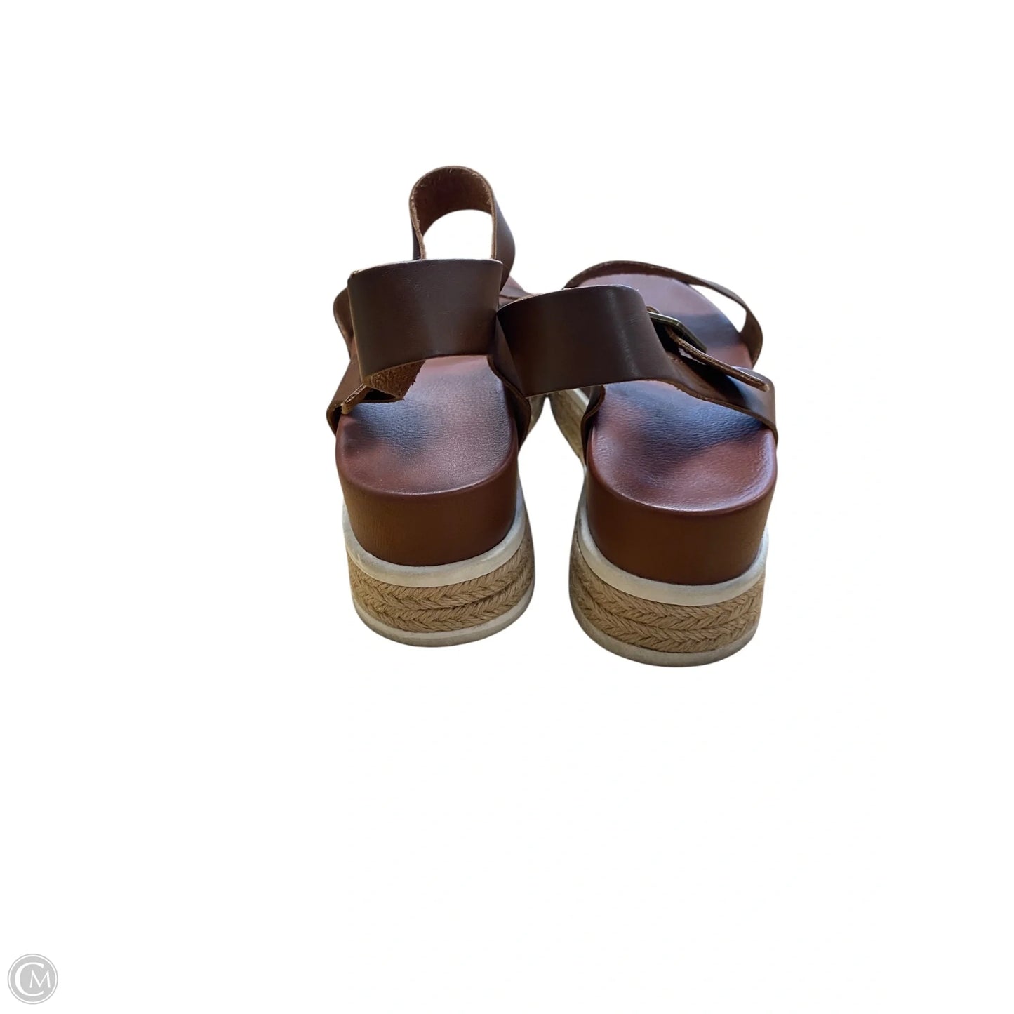 Sandals Heels Platform By Mia In Brown, Size: 8.5