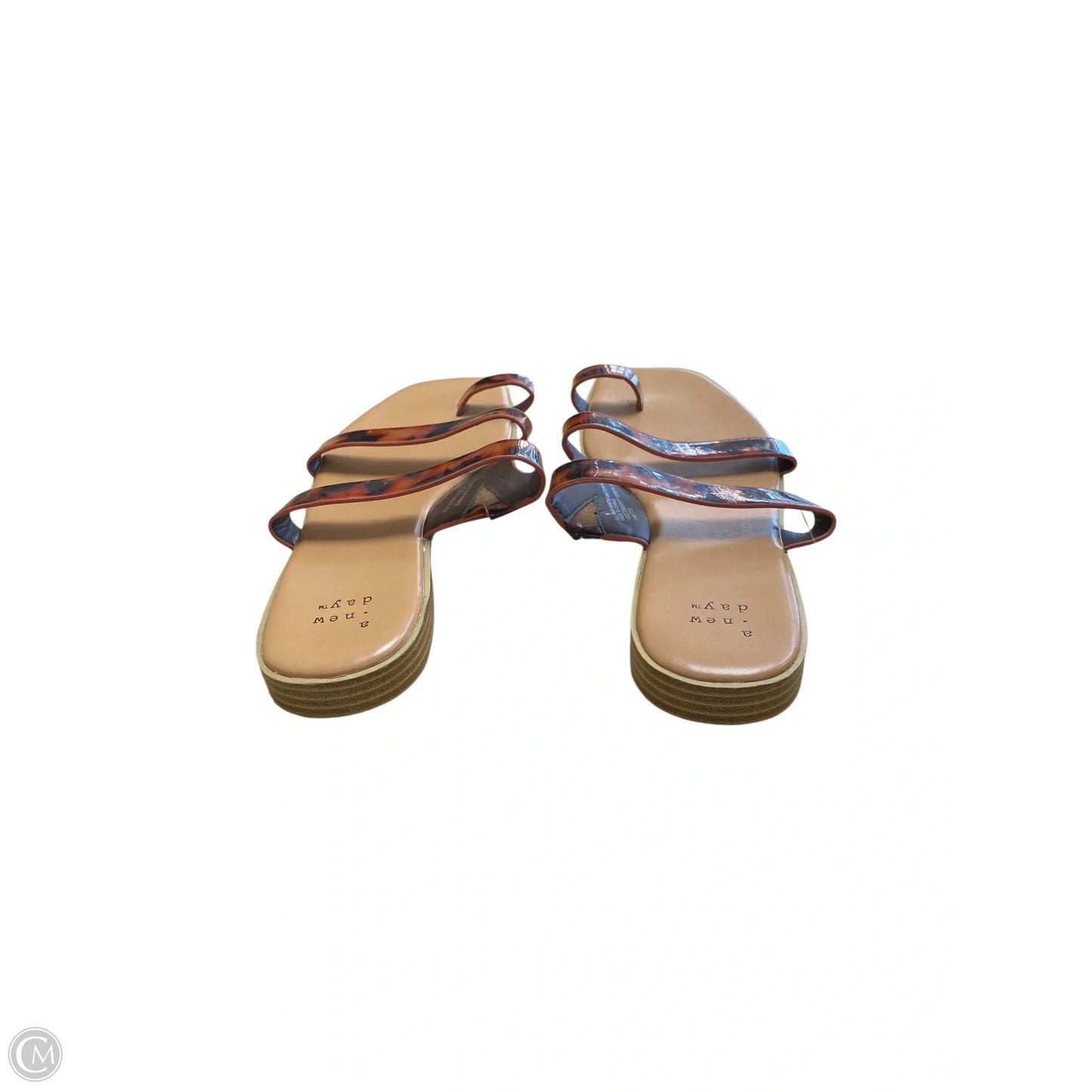 Sandals Flats By A New Day In Animal Print, Size: 9