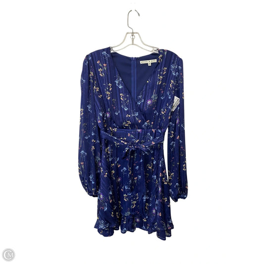 Dress Casual Short By Clothes Mentor In Blue, Size: M
