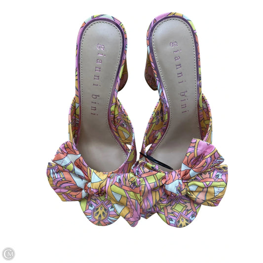 Shoes Heels Block By Gianni Bini In Multi-colored, Size: 8.5