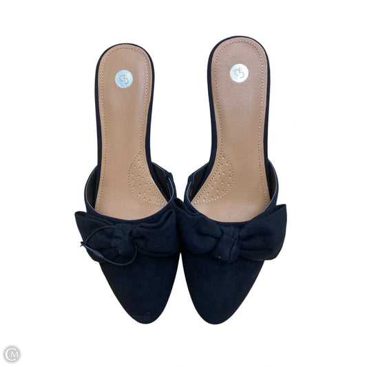 Shoes Flats By Dressbarn In Black, Size: 8