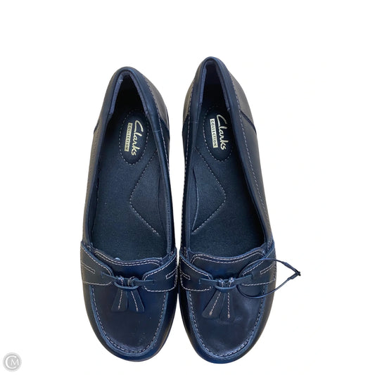 Shoes Flats By Clarks In Black, Size: 8.5