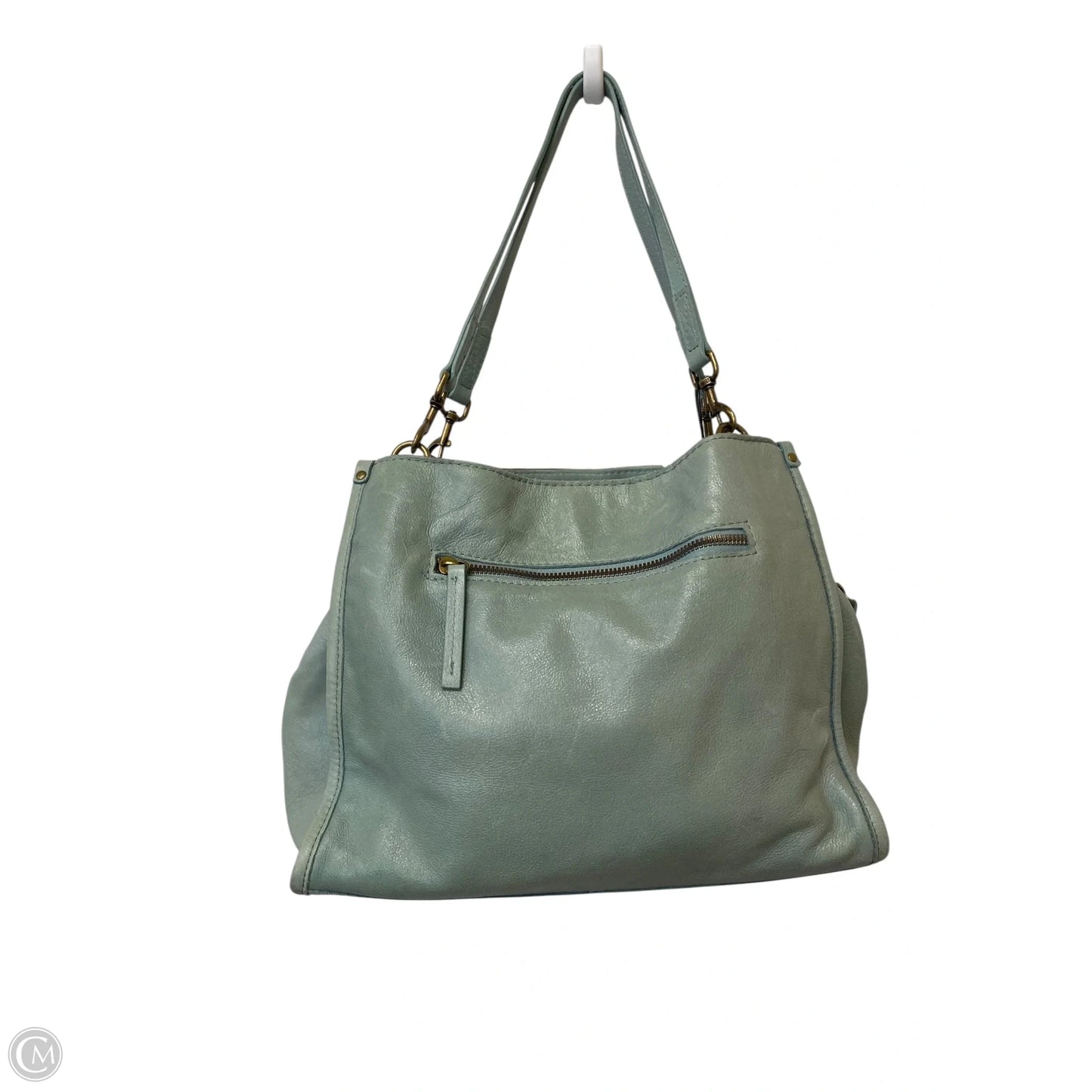 Handbag Leather By Clothes Mentor, Size: Medium