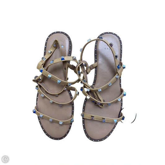 Sandals Flats By A New Day In Tan, Size: 8