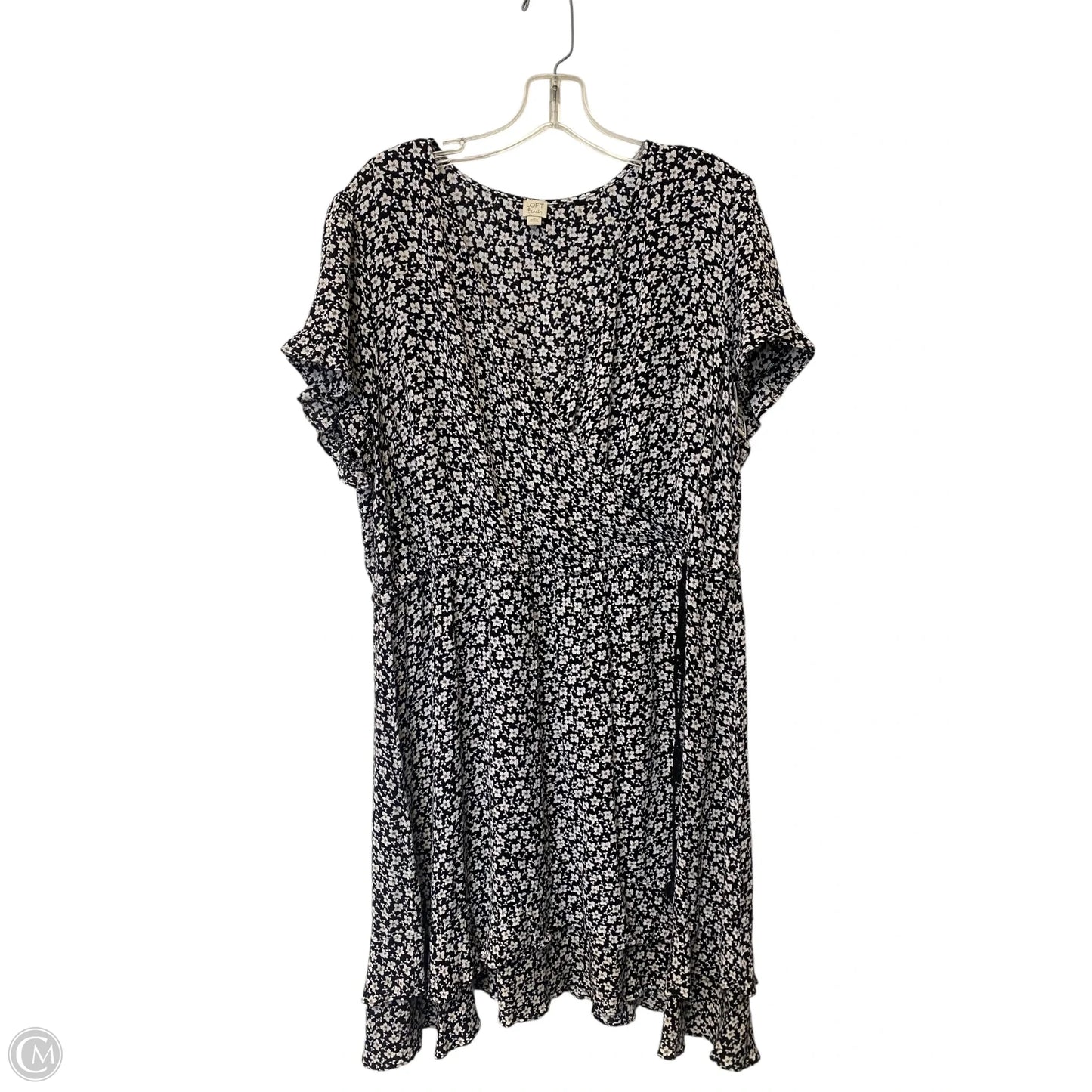 Dress Casual Short By Loft In Floral Print, Size: 18