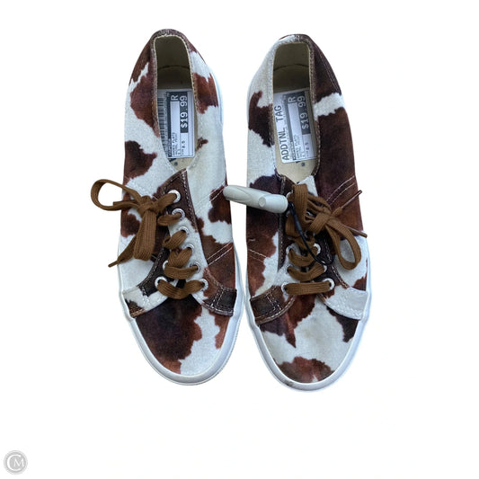Shoes Flats By Superga In Animal Print, Size: 8.5