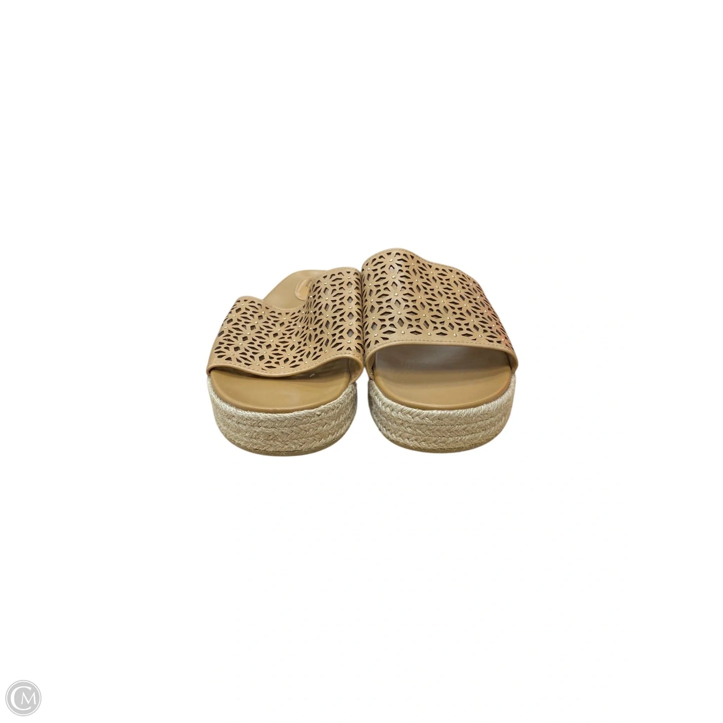 Sandals Flats By Hush Puppies In Tortoise Shell Print, Size: 8.5