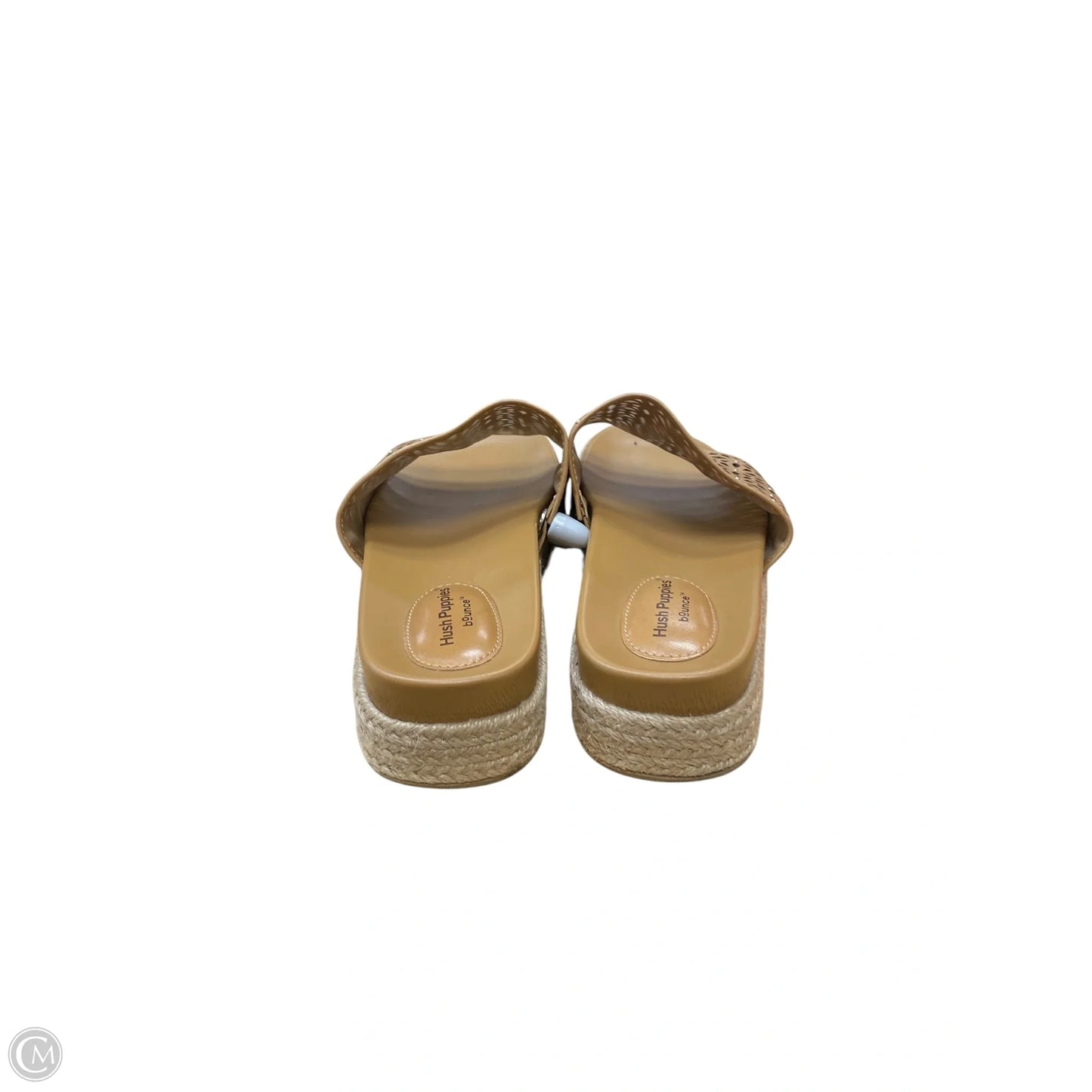 Sandals Flats By Hush Puppies In Tortoise Shell Print, Size: 8.5