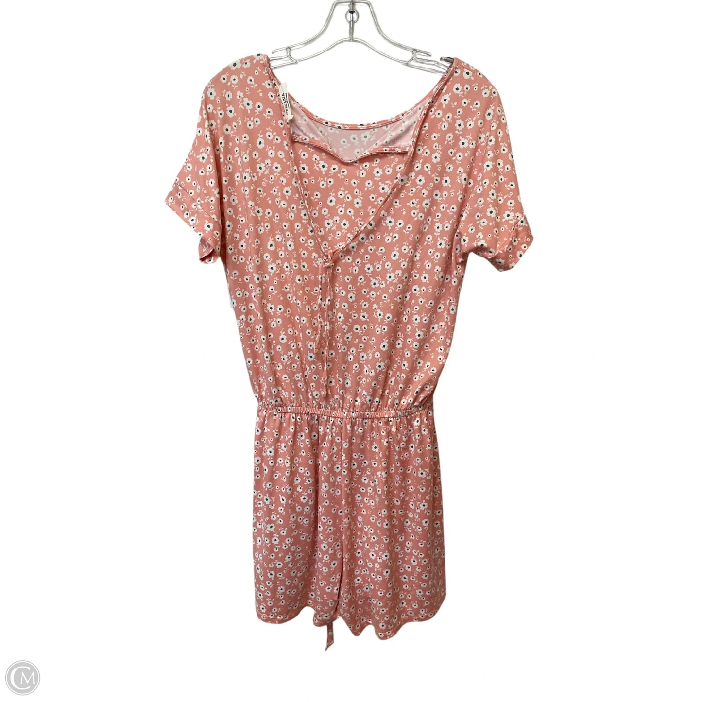 Romper By Zenana Outfitters In Pink, Size: M