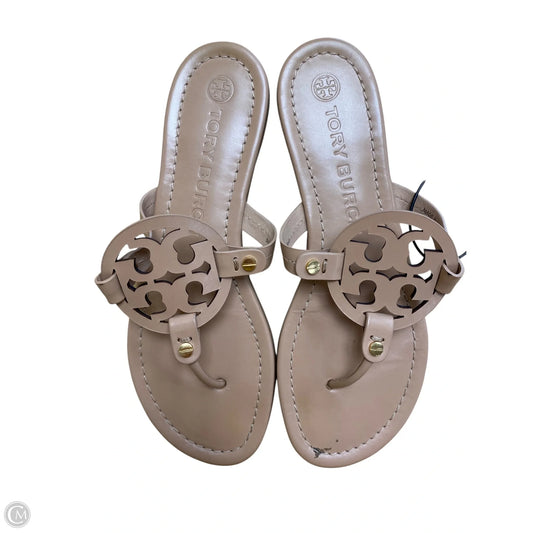 Sandals Designer By Tory Burch In Tan, Size: 8