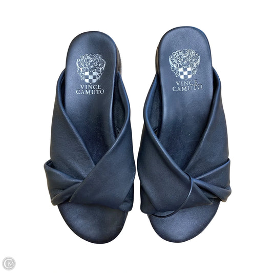Sandals Flats By Vince Camuto In Black, Size: 6