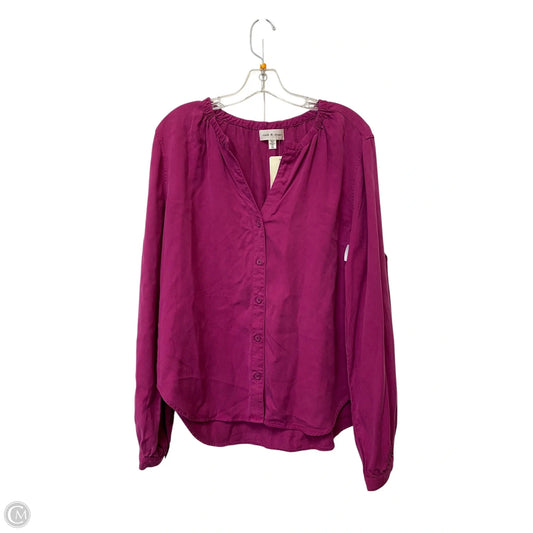 Top Long Sleeve By Cloth & Stone In Purple, Size: Xl