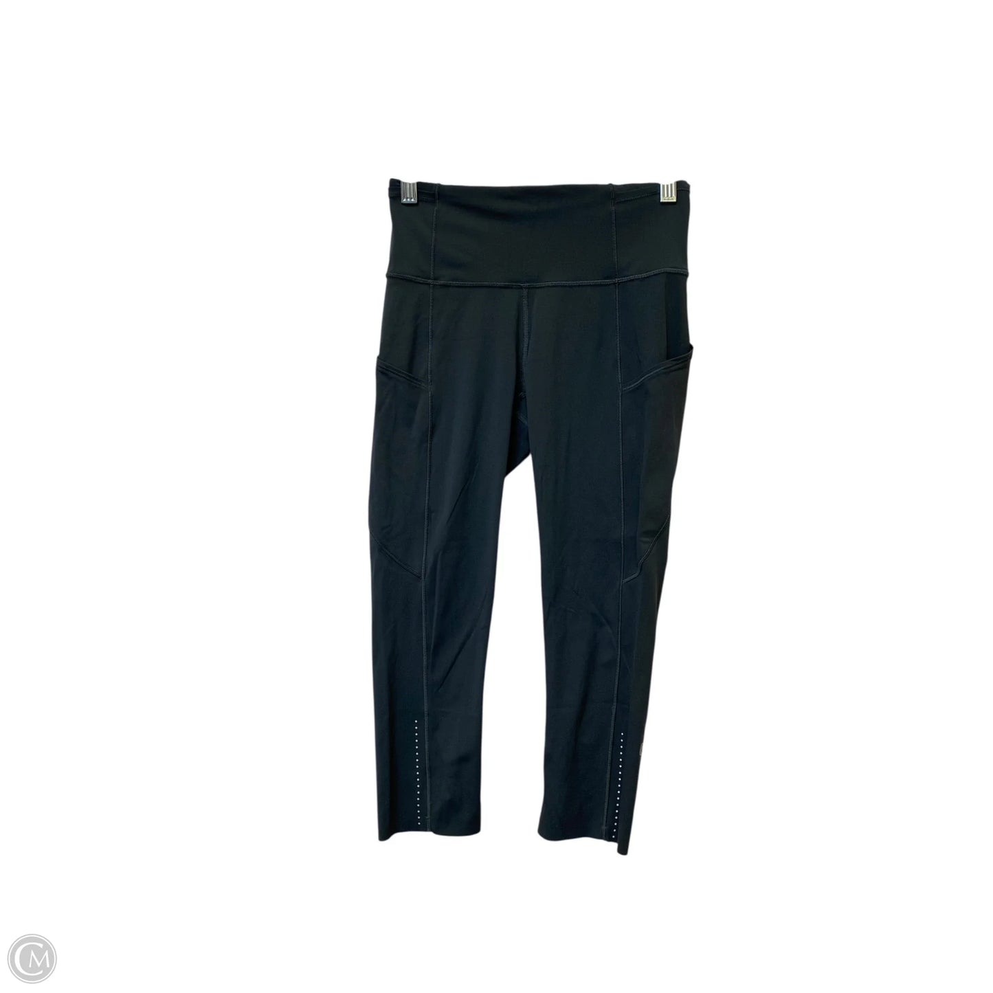 Athletic Capris By Lululemon In Grey, Size: 4