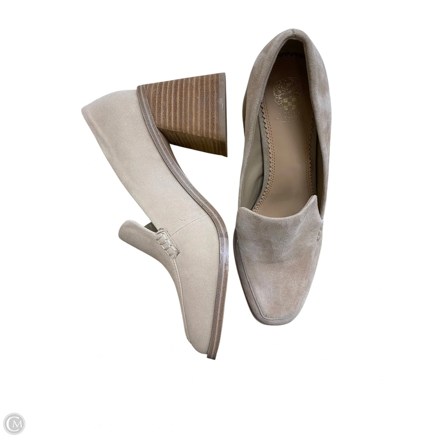 Shoes Heels Block By Vince Camuto In Taupe, Size: 9.5