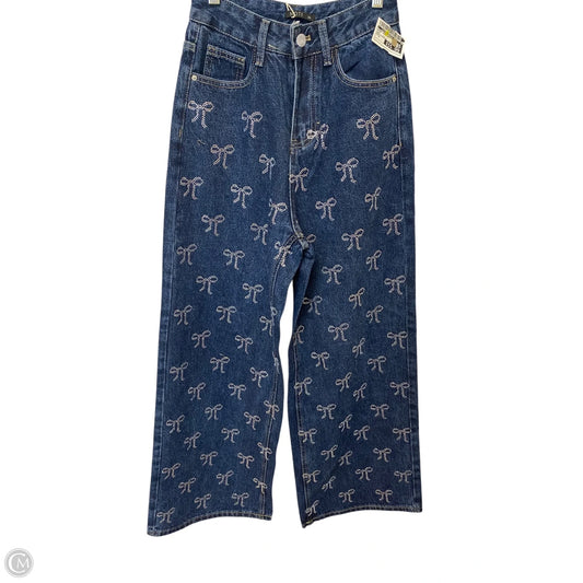 Jeans Wide Leg By Clothes Mentor In Blue, Size: 2