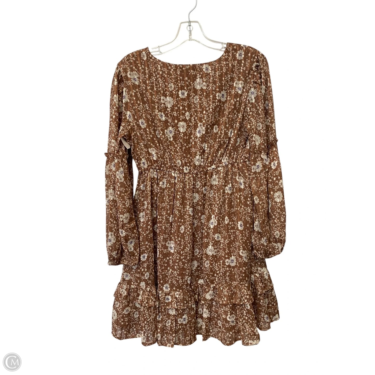 Dress Casual Short By Cme In Brown, Size: S